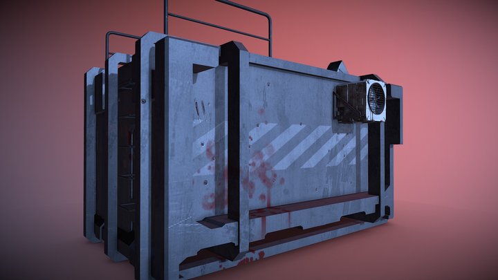 Beat Up Home Container 3D Model