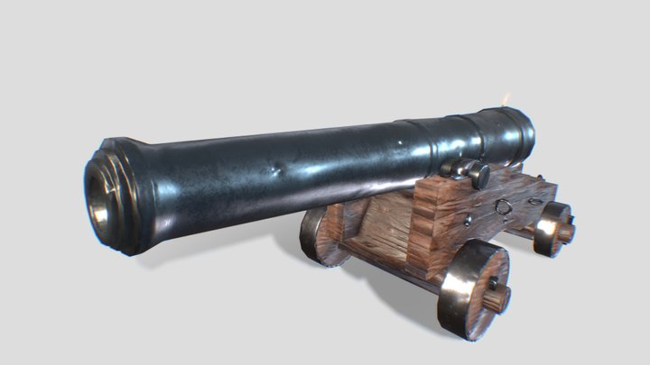 Cannon 3D Model