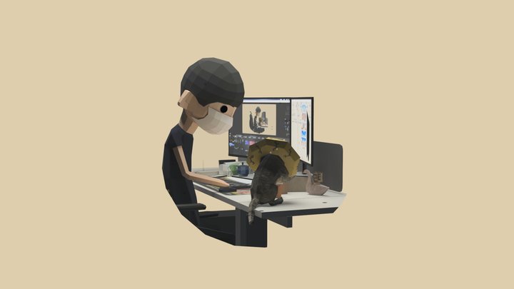【★  黑  人  與  獎😺金  的  棲  息  地  ★】 3D Model