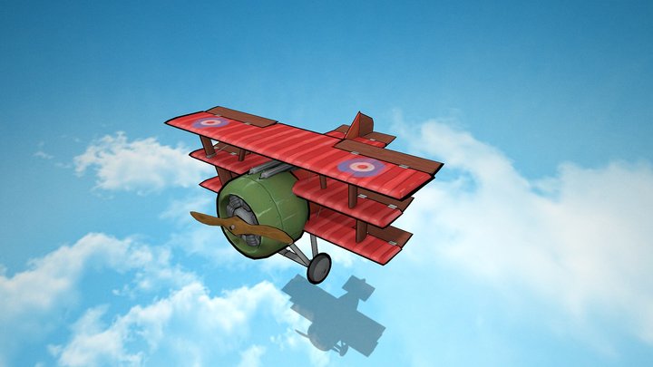 Flying Circus Game Art DAE 3D Model
