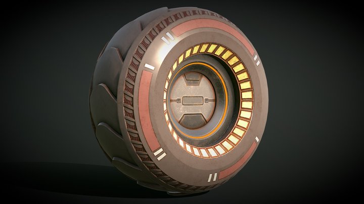 Vehicle Tire 3D Model