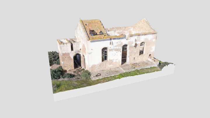 Molino de Sal - Isla del Trocadero 3D Model