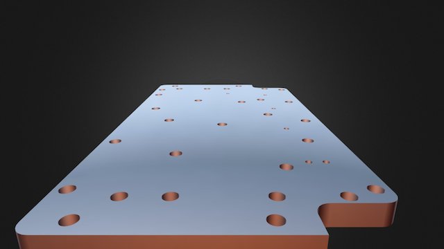 Redesigned bottom half of Fluidics chamber 3D Model