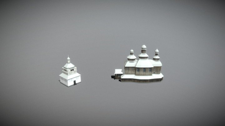 Троїцька церква 3D Model