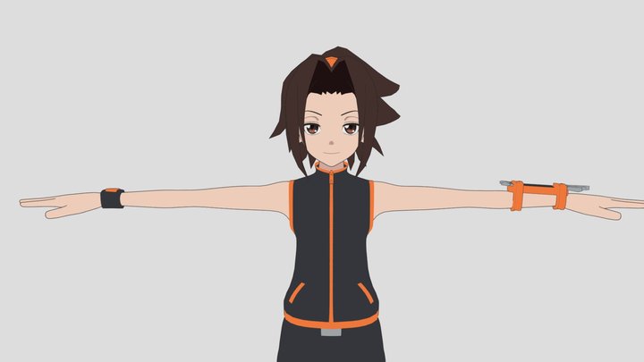SHAMAN KING Asakura Yoh 3D Model