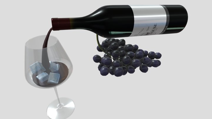 Wineglass 3D models - Sketchfab