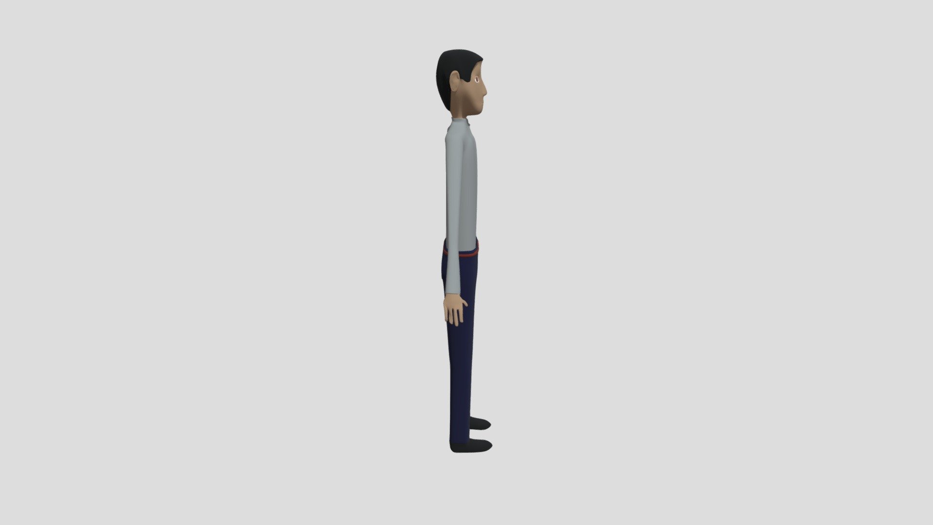 Cartoon man - Download Free 3D model by DenerC [c176c4d] - Sketchfab