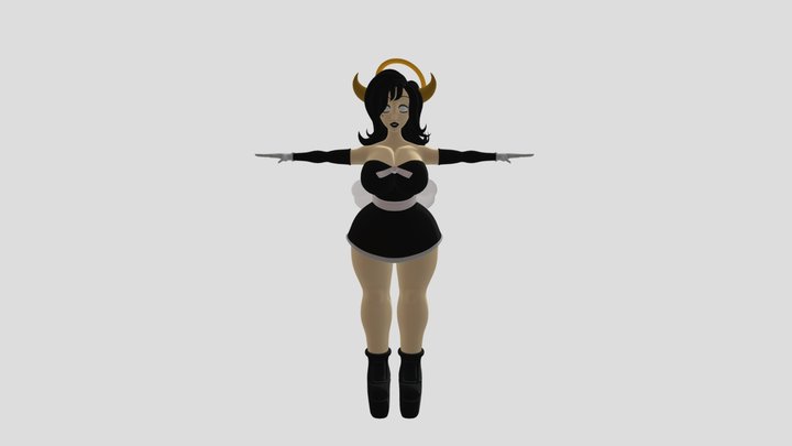Alice Angel cosmic trance 3D Model