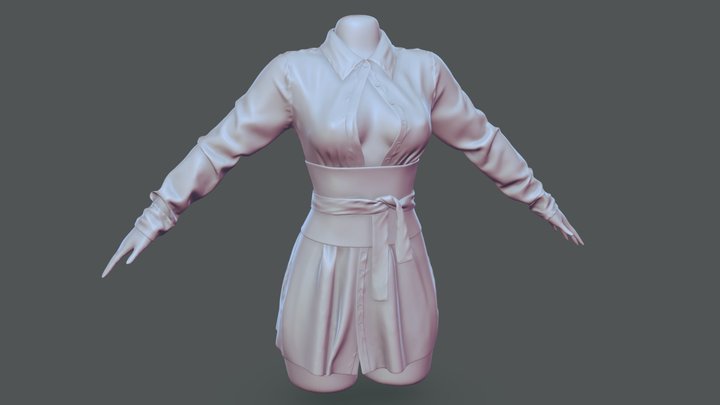 High Poly Model for Preview 3D Model