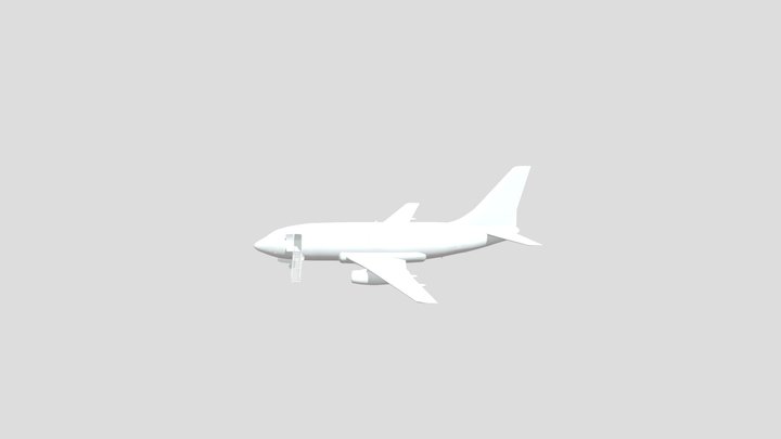 737-100 3D Model