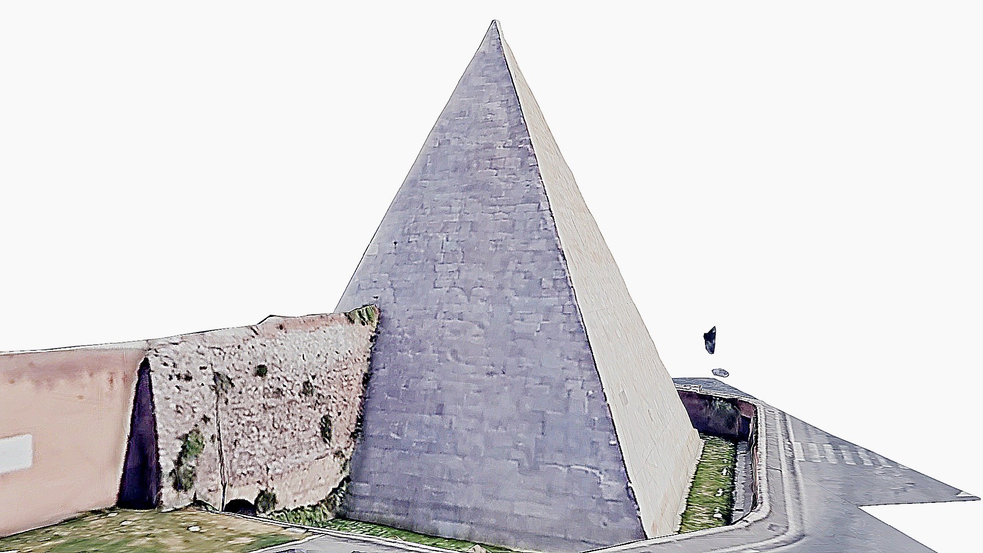 Pyramid,tomb,roman,cestius,scan,map - 3D model by SENSIET (@asensio ...
