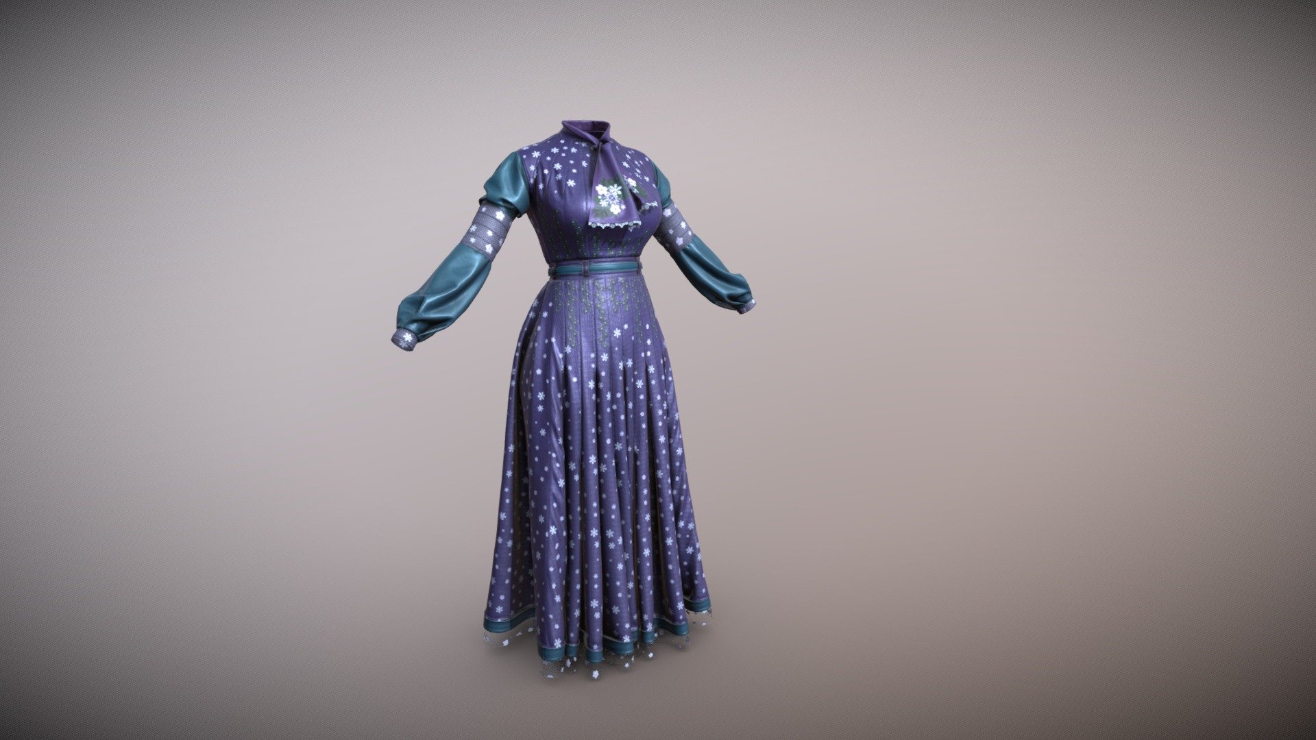 The Dress - 3D model by ThanosZag [c178e51] - Sketchfab