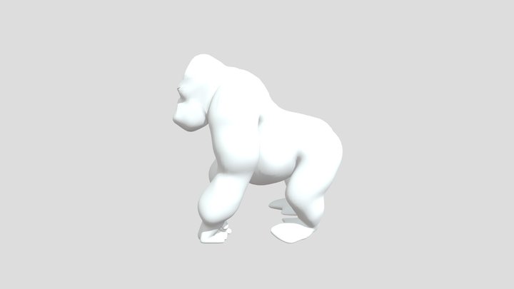 Gorilla 3D Model