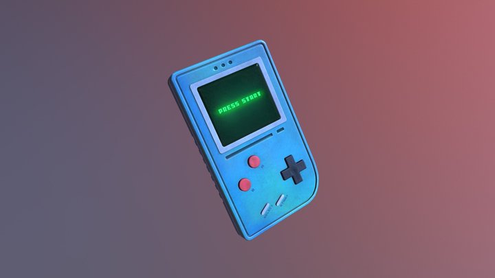 Timothey Delhaize - Game Boy 3D Model