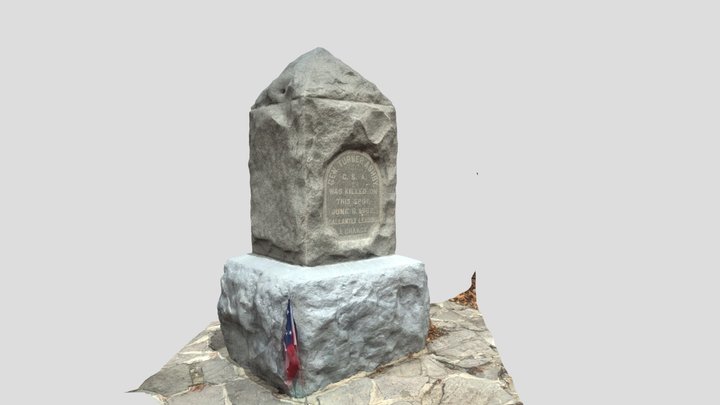 Turner Ashby Monument (1898) 3D Model