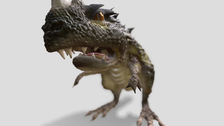 "Poroto", my funny dinosaur - by POL 3D Model
