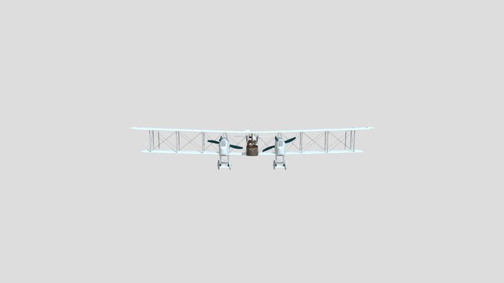 Gotha G. IV Heavy Bomber 3D Model