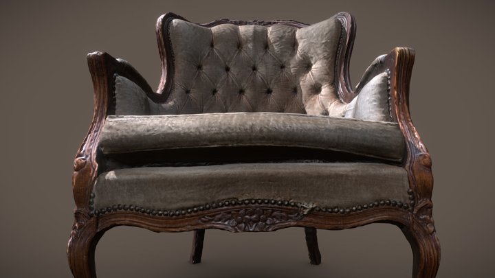 Old chair 3D Model