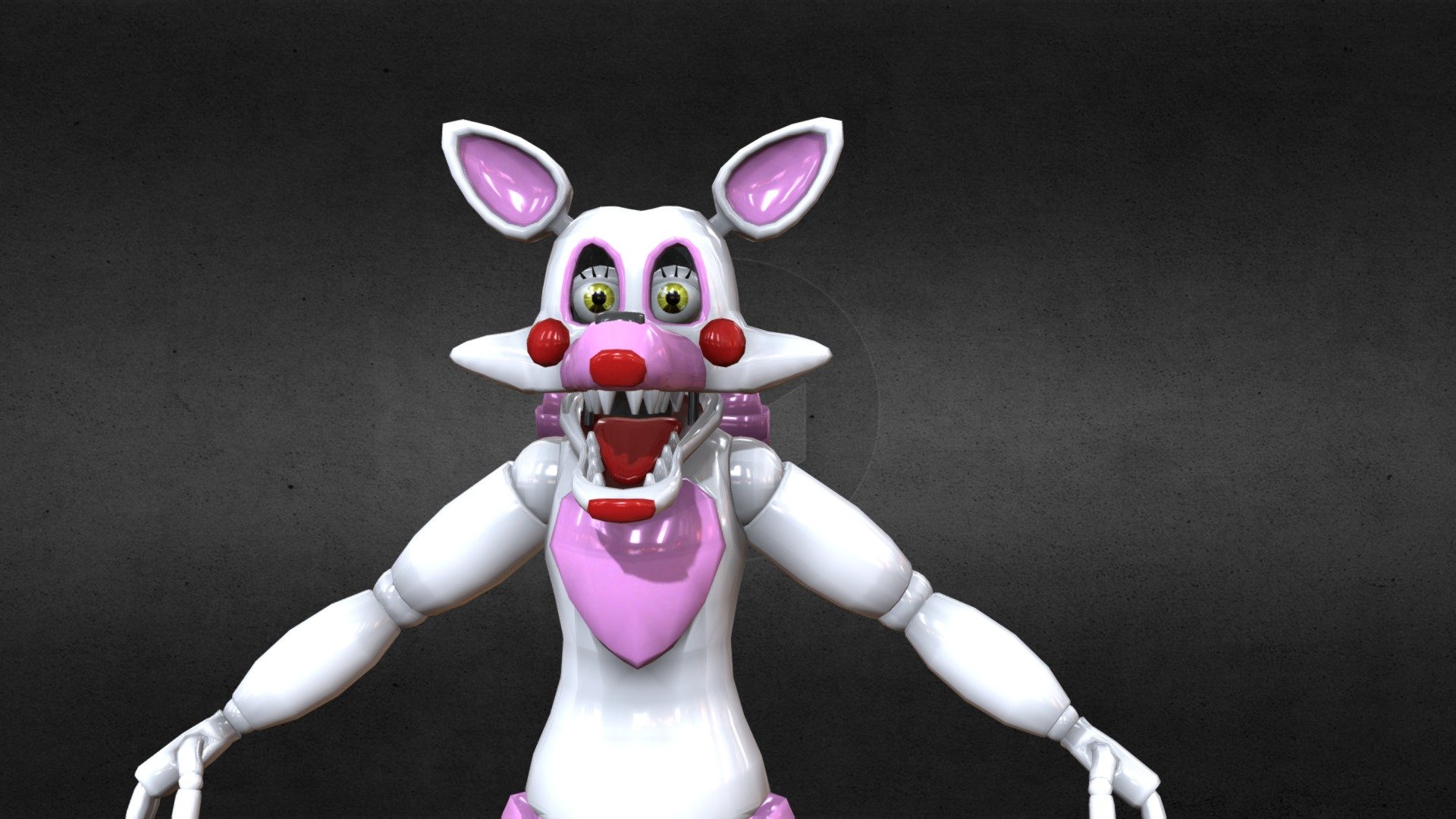 Mangle V1 Fnaf - Download Free 3D model by fgvcvvjn [c17e674] - Sketchfab