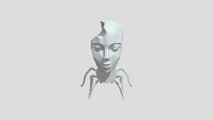 Realistic Character: Cecil the Mannequin Head 3D Model