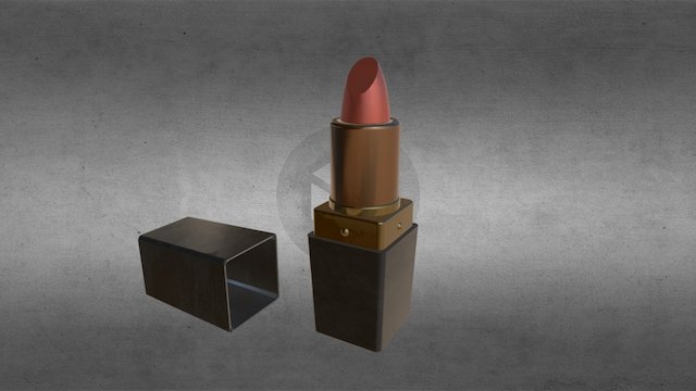 Generic Lipstick 3D Model