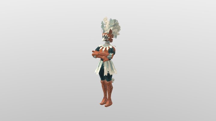 Earthshine Knight // IDLE 3D Model