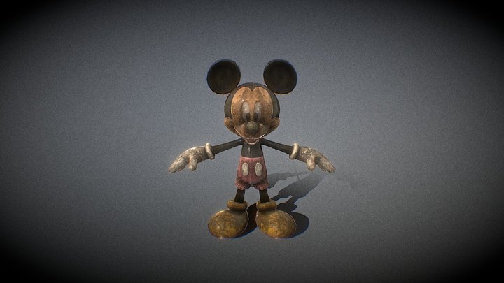 Abandoned Mickey (Mi versión) 3D Model