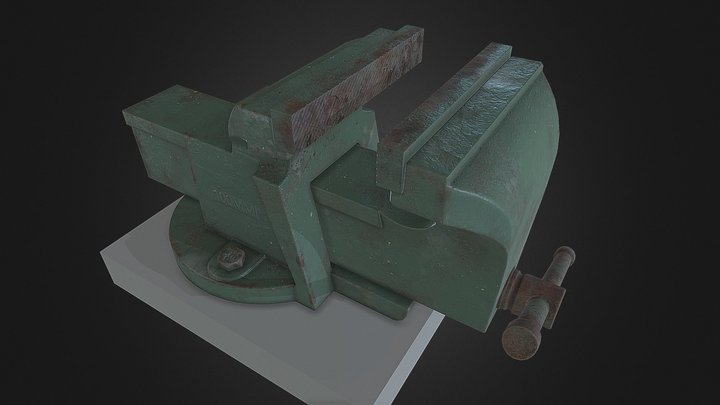 LowPoly Vice Game Ready 3D Model