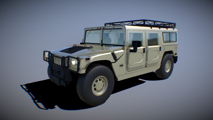 Hummer H1 Alpha 3D Model