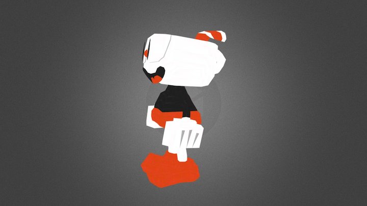 Cuphead Model 3D Model