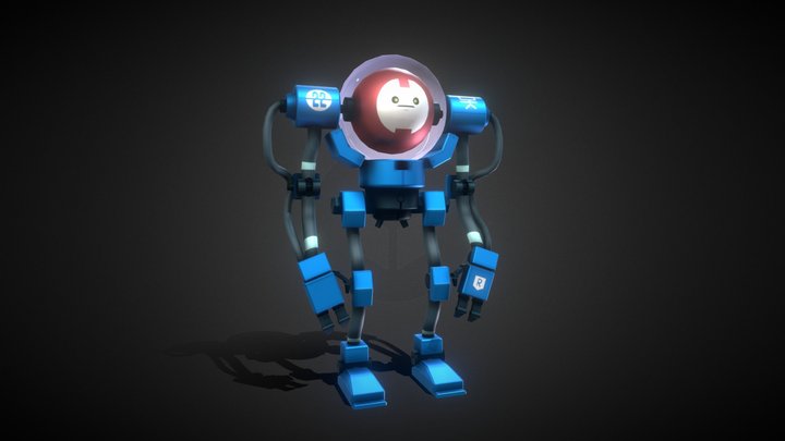 Bulb-bot 3D Model