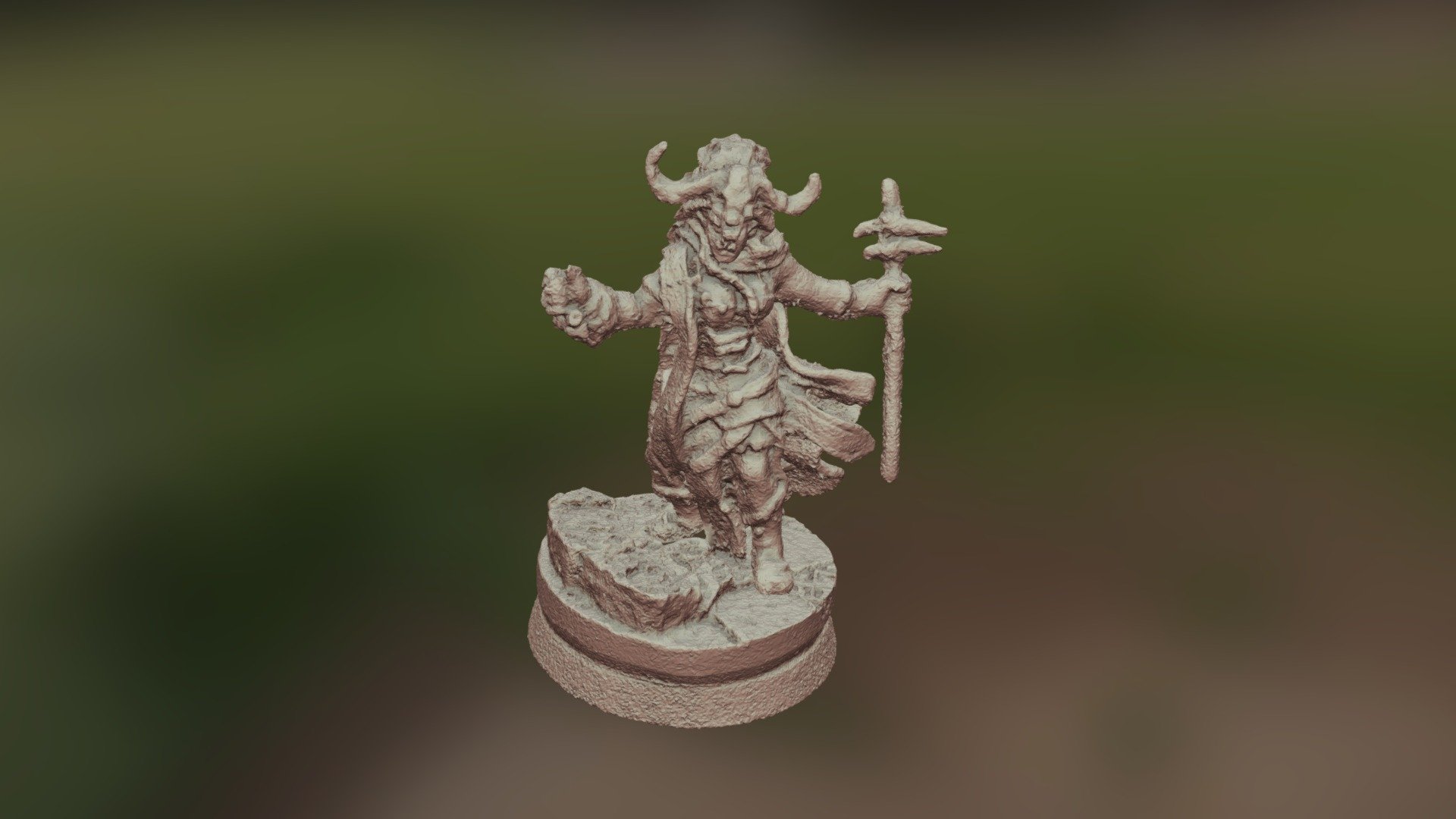 3D-Scan Schamane 2 Reduced
