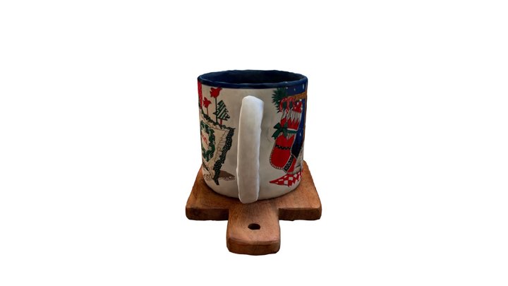 Christmas Coffee Mug 3D Model