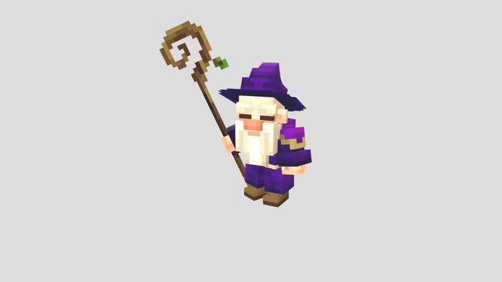 Mage npc 3D Model