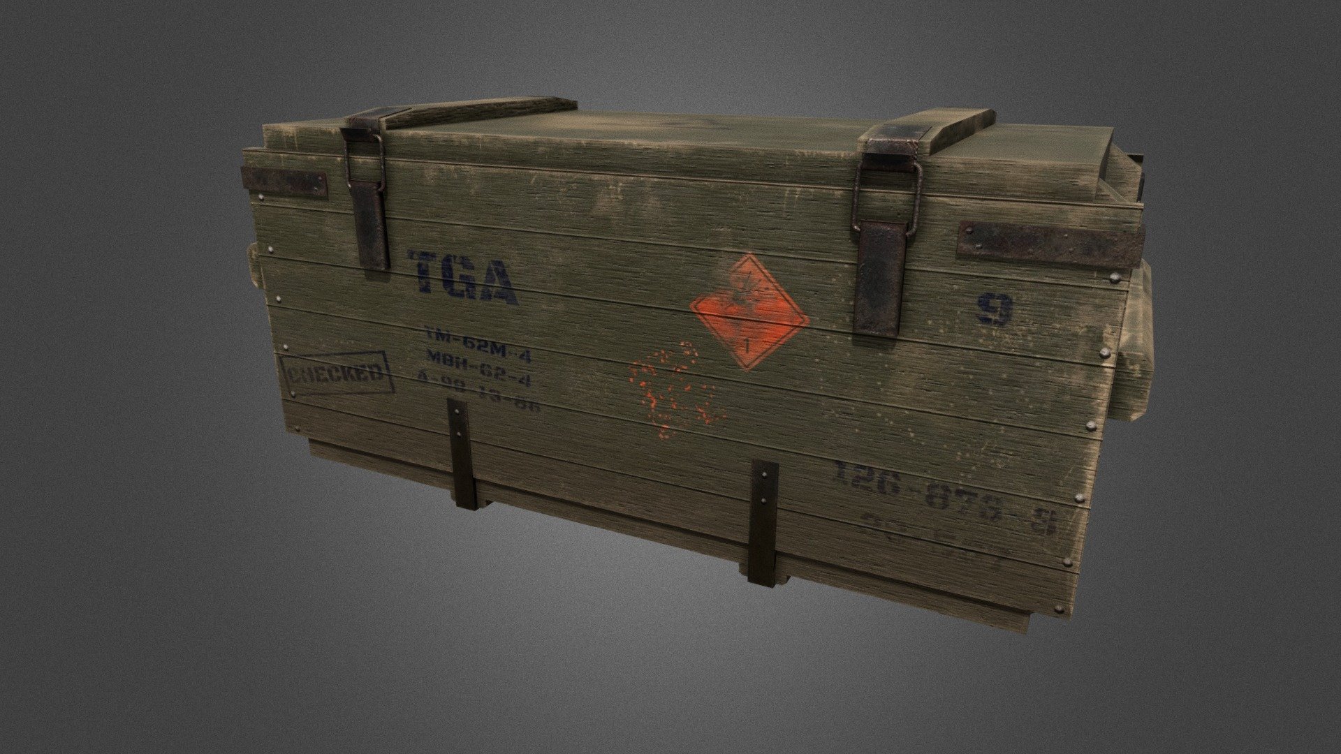 Military crate - Download Free 3D model by dashkilya [c18503d] - Sketchfab