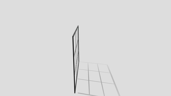 1118 Lakeshore - Breezeway Glass Door & Wall 3D Model