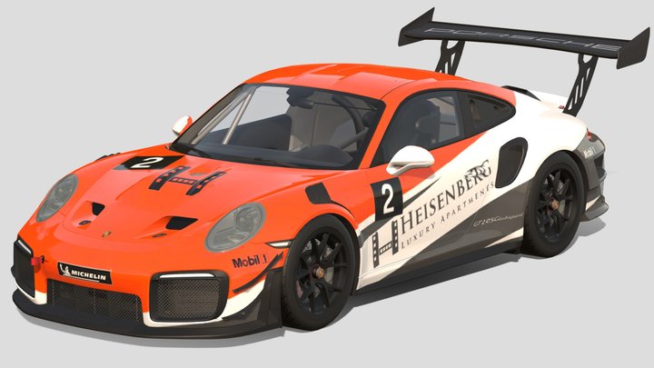 2019 Porsche 911 GT2 RS Clubsport – Gratis 3D-model STL
