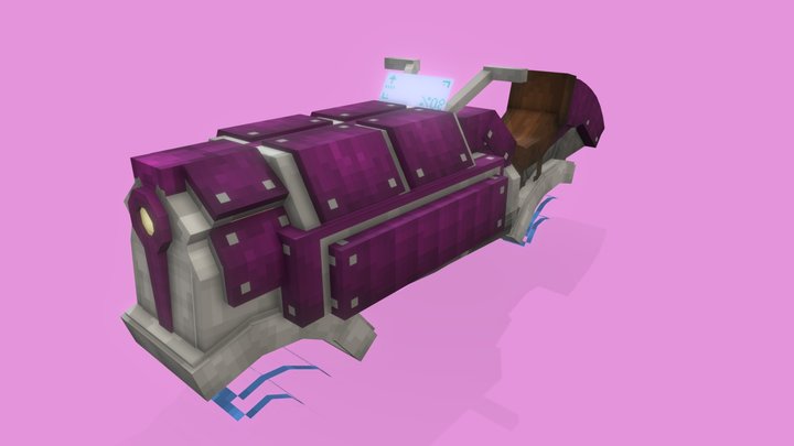 CyberBike [Low-poly] 3D Model