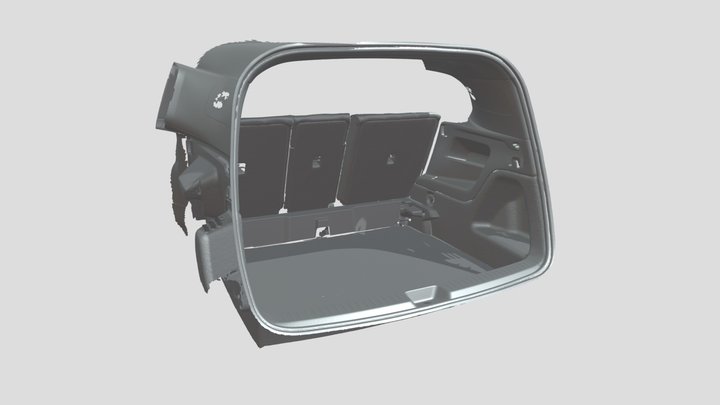 Mercedes GLB AMG-Line - Trunk - 3D Scan 3D Model