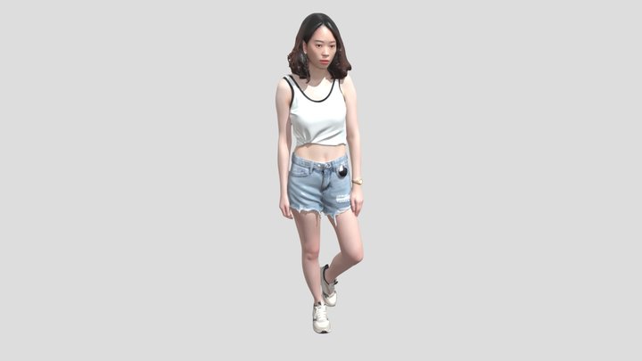 Casual Summer Look – Modello 3D gratuito STL