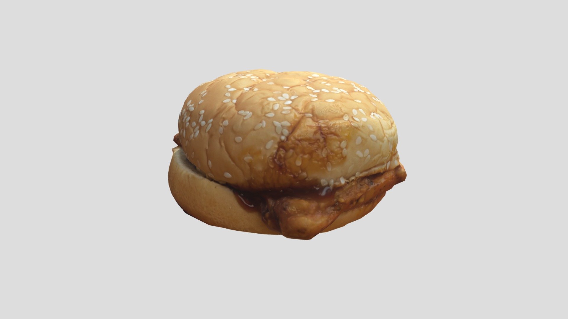 Spicy Chicken Burger - 3D model by jaijaiknasnan [c187cf3] - Sketchfab