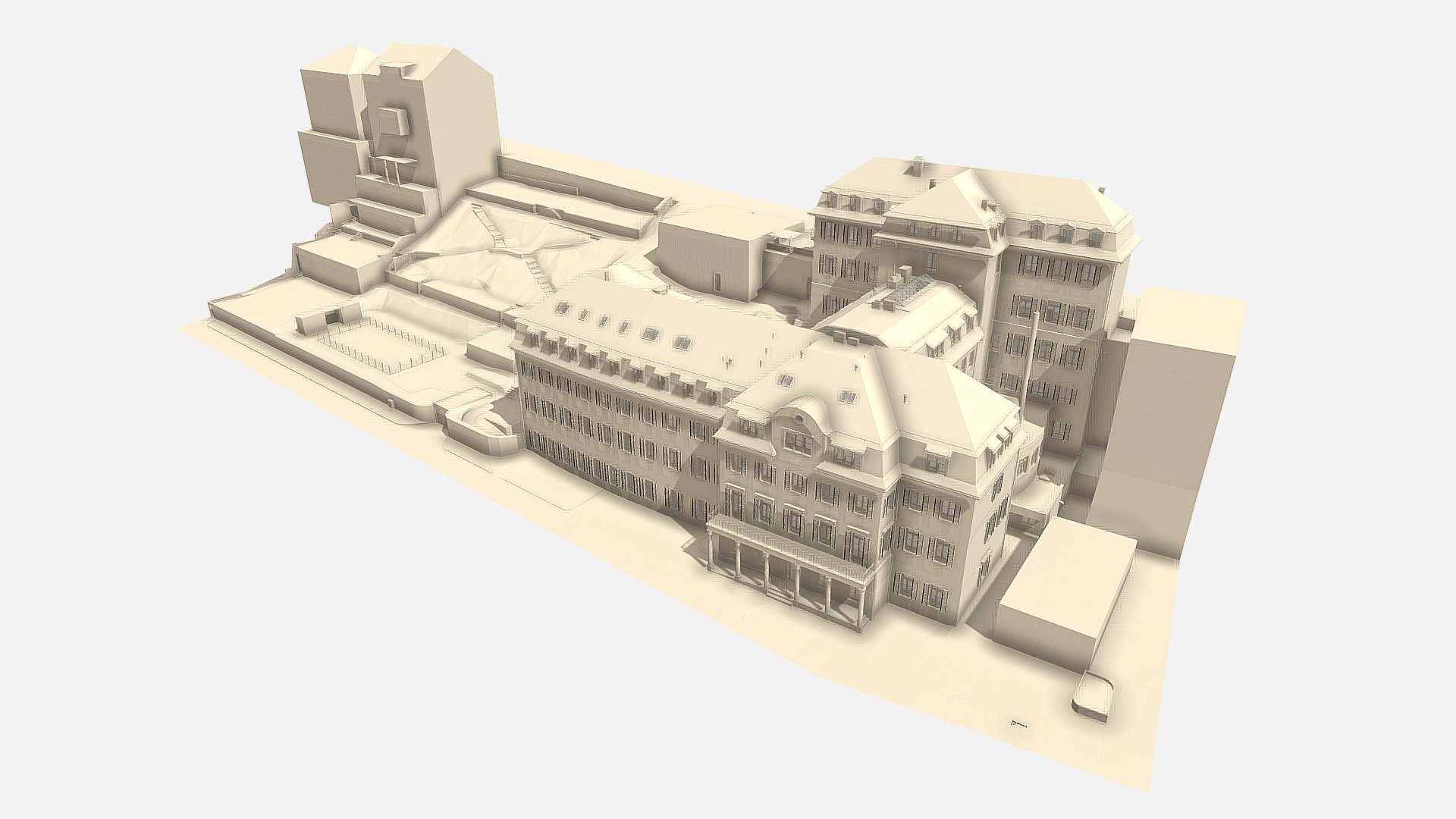 Baden AG, Rehabilitationsklinik Freihof — Sketchfab embed 3D viewer