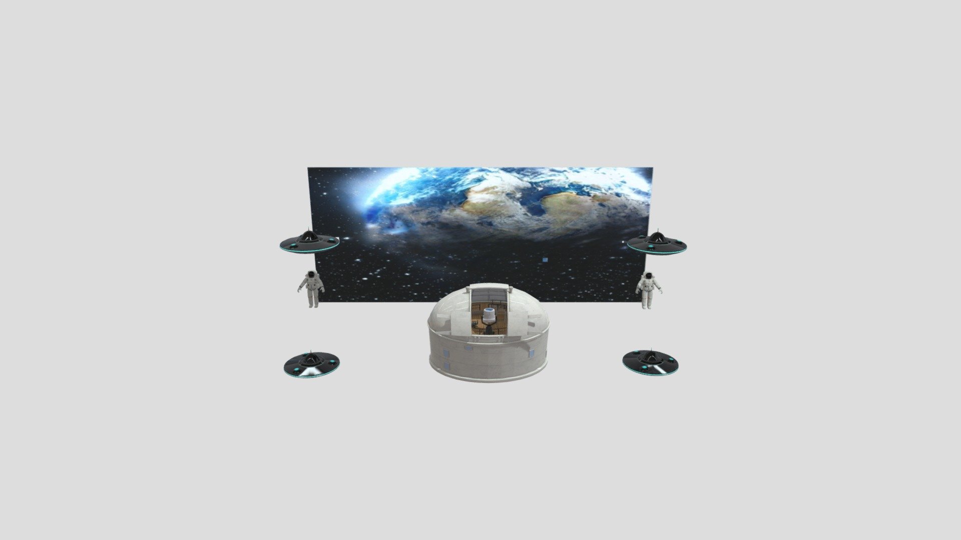 Were In Space (Paint 3D)