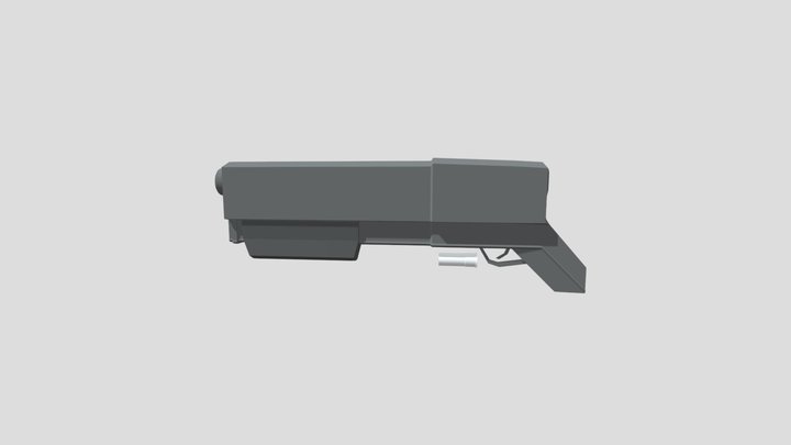Low-Poly ShootGun 3D Model