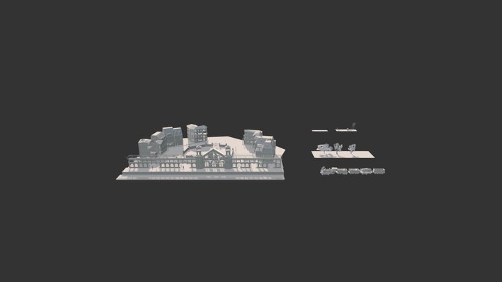 Diorama Base 3D Model