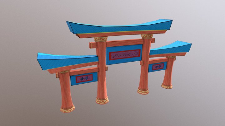 Pandaria Gate Way 3D Model