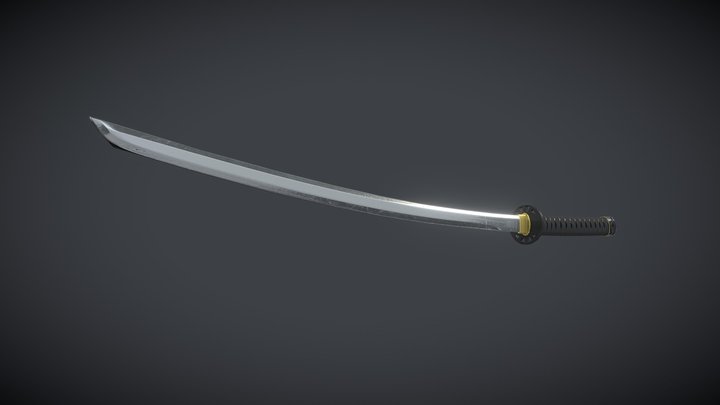 Sword of Hattori Hanzo (Kill Bill) 3D Model