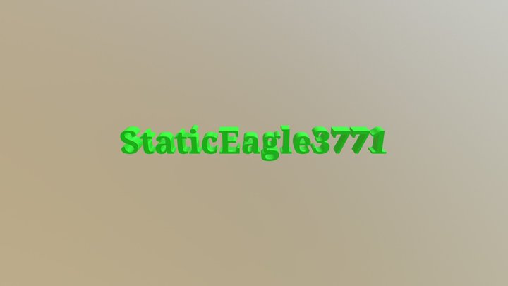 StaticEagle3771 3D Model