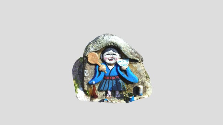 別府下の田の神 3D Model