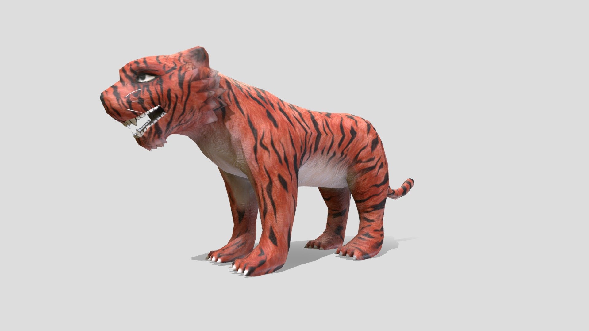 Tiger - 3D model by wkgrai [c18c839] - Sketchfab
